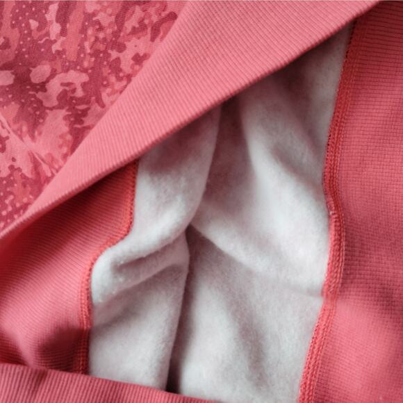 Under Armour Rival Fleece Camo Crew Pull-over Crop Boxy Sweatshirt Women Sz S - Picture 9 of 11